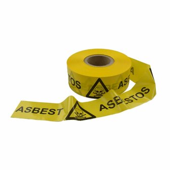 Asbest afzetlint 7,5 cm x 500 m