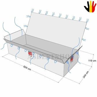 Asbest containerzak 17m&sup3; RITS