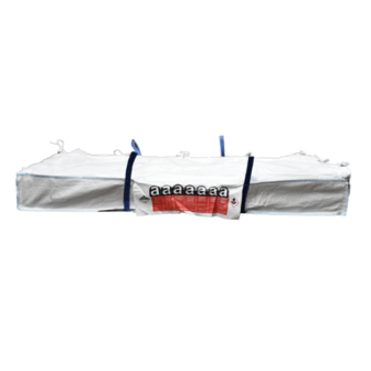 Asbest platenzak groot (30 cm)