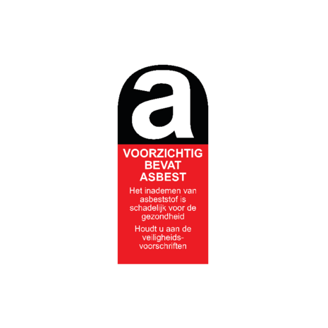 Sticker bevat 5,5 cm