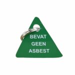 Sleutelhanger BEVAT GEEN ASBEST