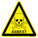 Sticker doodskop 25 cm